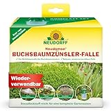 Neudorff Neudomon BuchsbaumzünslerFalle – Insektizidfreie, nachfüllbare Zünslerfalle verhindert die Eiablage und dient zur Befallserkennung, 1 Set